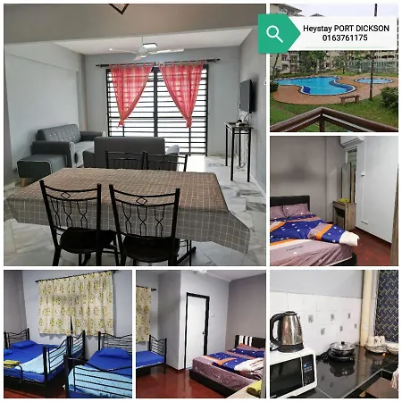 Port Dickson, Laguna & Ocean View Resort Teluk Kemang - Apartment Exterior photo